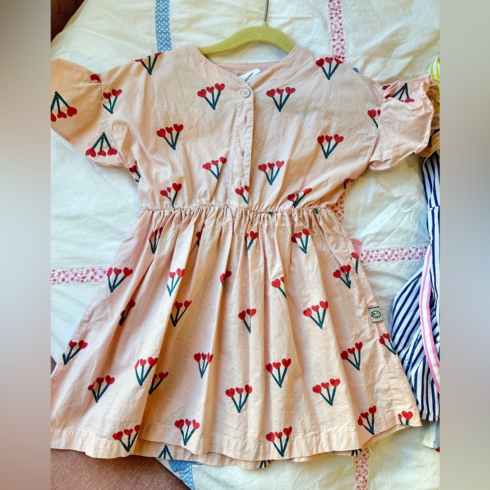 Children’s Pink Floral Design Dress